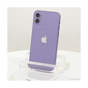 〔中古〕Apple(アップル)  iPhone12 128GB パープル MJNJ3J／A SIMフ...