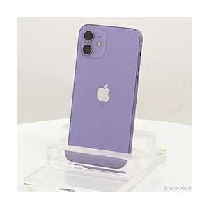 〔中古〕Apple(アップル)  iPhone12 64GB パープル MJNH3J／A SIMフリ...