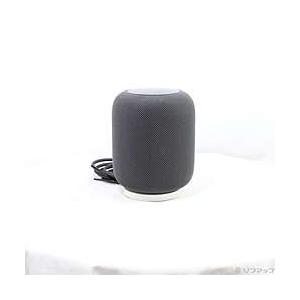 〔中古〕Apple(アップル)  HomePod 第1世代 MQHW2J／A スペースグレイ