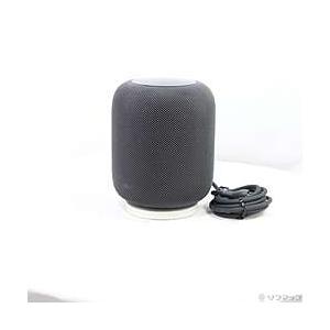 〔中古〕Apple(アップル)  HomePod 第1世代 MQHW2J／A スペースグレイ