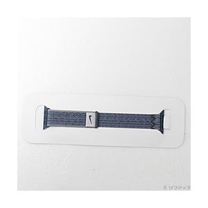 〔中古〕Apple(アップル)  〔展示品〕 46mmケース用グレー／ブルーNikeスポーツループ ...