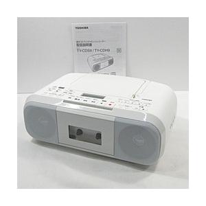 〔中古〕TOSHIBA(東芝)  〔展示品〕 AUREX CDラジカセ TY-CDS9(W) ホワイ...