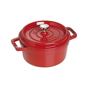 STAUB ホーロー鍋 「ピコココットラウンド」（2.6L）　40509-825 チェリー