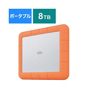 ELECOM(エレコム) STHT8000800 ［ポータブル型 /8TB］ 外付けHDD USB-C＋USB-A接続 Rugged RAID Shuttle