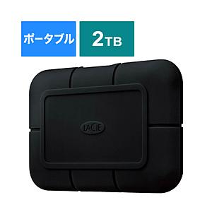 LaCie STHZ2000800 SSD Thunderbolt3対応 2TB 耐衝撃 USB3....