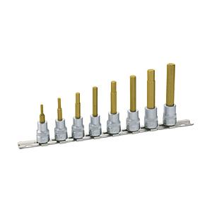 HAZET社 ＨＡＺＥＴ　ヘキサゴンソケットセット（差込角９．５ｍｍ）   8801/8H