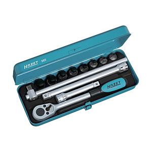 HAZET社 ヘキサゴンソケットレンチセット（差込角12.7mm）　985