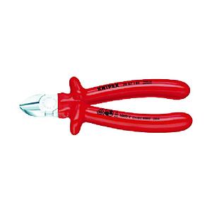 KNIPEX社 ＫＮＩＰＥＸ　絶縁１０００Ｖ斜ニッパー　１６０ｍｍ