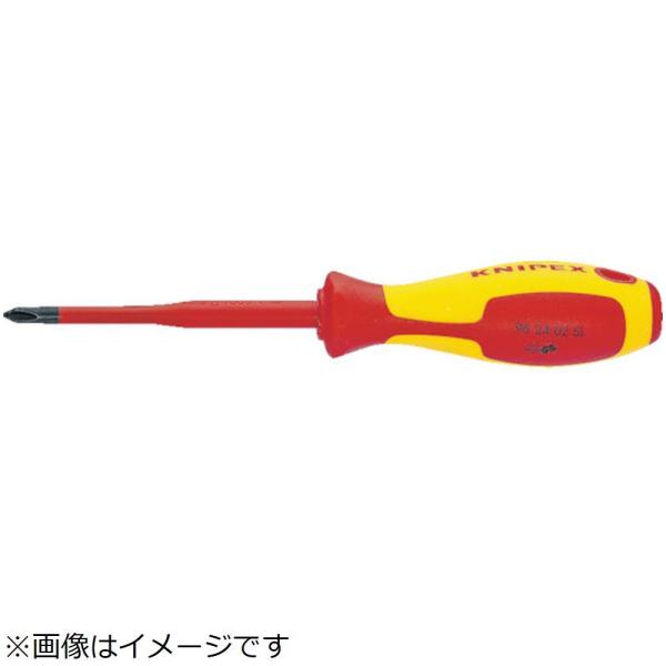 KNIPEX社 ＫＮＩＰＥＸ　１０００Ｖ　絶縁ドライバー　（＋１）   9824-01SL