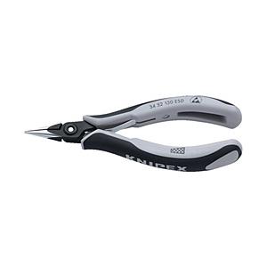 KNIPEX社 ＫＮＩＰＥＸ　ＥＳＤ精密用プライヤー　半丸　１３０ｍｍ   3452-130ESD