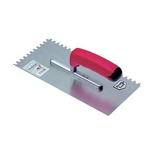 KRONENHANSA社 Ｋ／Ｈ　ステンレス鏝　トップライン　１３０Ｘ２８０ｍｍ　溝幅６Ｘ６ｍｍ