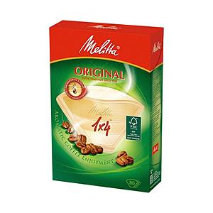 メリタ コーヒーフィルター オリジナル 1×4 ナチュラルブラウン [振込不可]