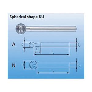 PFERD ダイヤモンドインターナルバー　6mm軸　120　DKUA8.0258842