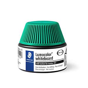 ステッドラー ホワイトボードマーカー用補充インク ルモカラー グリーン 488 51-5