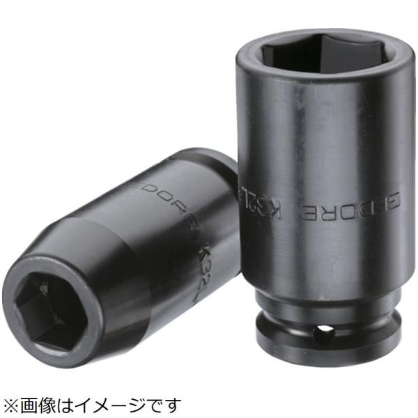 ゲドレー社 ＧＥＤＯＲＥ　インパクト用ソケット（６角）　３／４　Ｋ３２Ｌ　２７ｍｍ