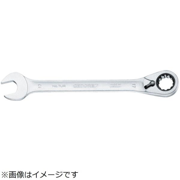 ゲドレー社 ＧＥＤＯＲＥ　コンビネーションラチェットレンチ　１９ｍｍ　傾斜角度付き