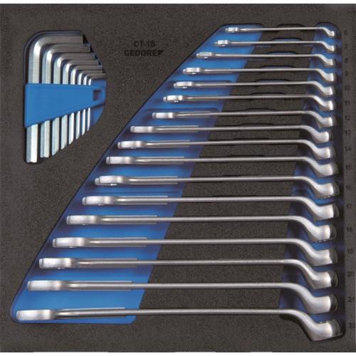 ゲドレー社 ＧＥＤＯＲＥ　オフセットコンビスパナセット　１５００ＣＴ２‐１Ｂ