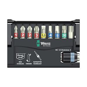 WERA社 Ｗｅｒａ　ＢＣ１０　ステンレスビットチェック２　日本仕様