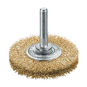 LESSMANN ＬＥＳＳＭＡＮＮ 軸付ホイルブラシ 真鍮線 ０．２ φ５０ ４１５５４２