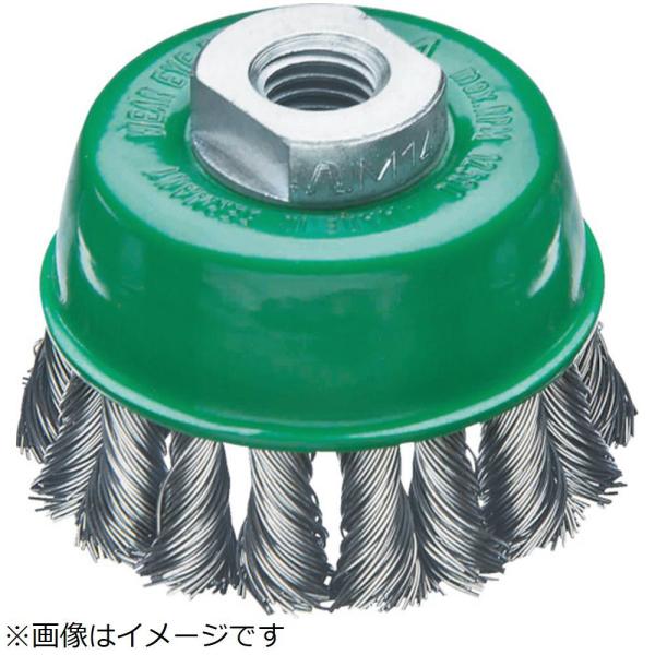 LESSMANN ＬＥＳＳＭＡＮＮ　左右逆ノットカップブラシ　Φ１１５　高張度鋼線　線径０．５