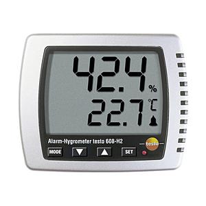 テストー テストー　卓上式温湿度計（ＬＥＤアラーム付）