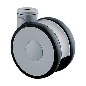 テンテキャスター テンテキャスター　高性能旋回双輪キャスターＬＩＮＥＡ（ウレタン車輪）   5940...