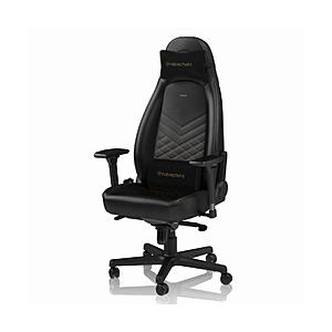【送料無料】 noblechairs ICON オフィス＆ゲーミングチェア（ヘッドレスト ランバーサ...