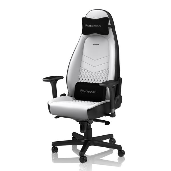 【送料無料】 NOBLECHAIRS NBL-ICN-PU-WBK-SGL ゲーミングチェア ICO...