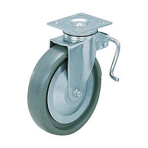 スガツネ工業 重量用キャスター径203自在ブレーキ付SE（200−139−453） 31408BPS...