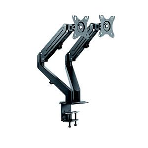 GREEN HOUSE(グリーンハウス) モニターアーム [2画面 /17〜27インチ] ガススプリ...