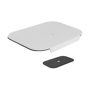 GREEN HOUSE(グリーンハウス) モニターアーム用 台座補強プレート  ホワイト GH-AM...