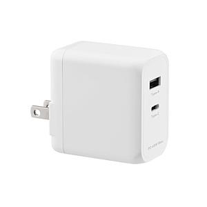 GREEN HOUSE(グリーンハウス) USB-AC充電器 2ポート 65W ホワイト  ホワイト...