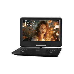 GREEN HOUSE(グリーンハウス) 14型 ポータブルブルーレイプレーヤー   GH-PBD1...