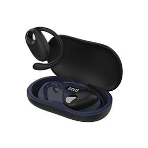 GREEN HOUSE(グリーンハウス) 完全ワイヤレスイヤホン  ブラック GH-OWSA-BK ...