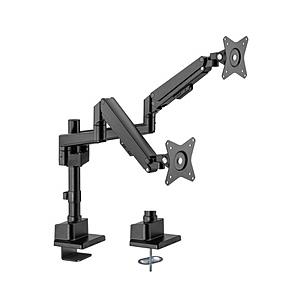 GREEN HOUSE(グリーンハウス) モニターアーム [2画面 /17〜32インチ] ガススプリ...