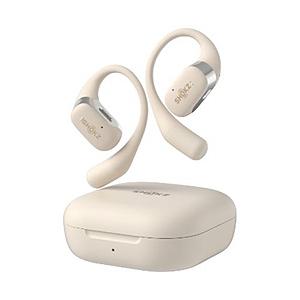 SHOKZ OPENFIT Beige ワイヤレスイヤホン 箱・付属品有り หูฟังไร้สาย Shokz OpenFit แบบ Open-Ear เล่นสูงสุด 28 ชั่วโมง