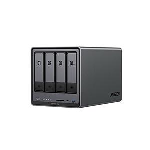 UGREEN NASync [ストレージ無 /4ベイ] M.2 SSDスロットｘ2 DXP4800 ...
