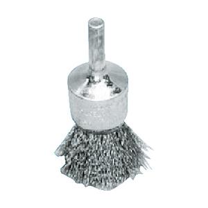 バーテック 3753400 バーテック ワイラークリンプ軸付エンドブラシSUS0.15