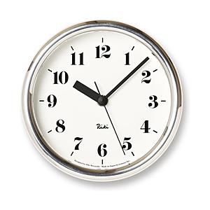 タカタレムノス リキ アルミニウム クロック  ホワイト WR06-29