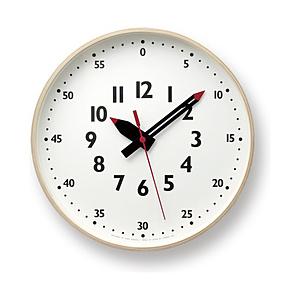 タカタレムノス fun pun clock / Mサイズ  ホワイト YD14-08M