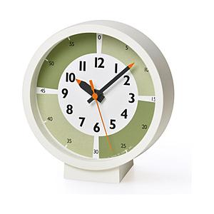 タカタレムノス fun pun clock with color！ for table  グリーン YD18-05GN｜y-sofmap