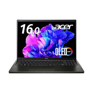 acer ノートパソコン Swift Edge OLED オリビンブラック SFE16-43-A76Y 