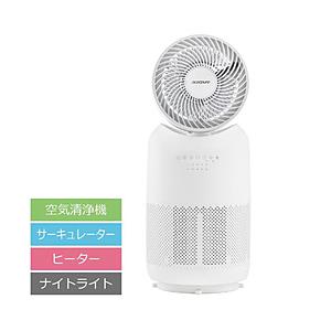 空気清浄機　ヒーター＆サーキュレーター＆ナイトライト Acerpure Cool マットホワイト AH333-10W ［適用畳数：10畳 /除湿機能なし /PM2.5対応］ 【864】