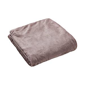 広電 電気かけしき毛布  モカ、無地 VWB551R-MM ［シングルサイズ /掛・敷毛布 /タイマ...