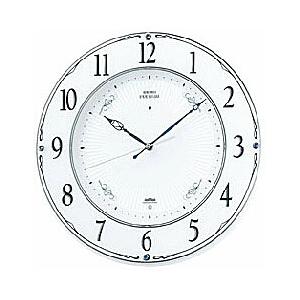 SEIKO　壁掛け電波時計　HS543W SEIKO 掛け時計 セイコー エムブレム 壁掛け HS543W 電波時計