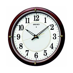 SEIKO 電波自動点灯掛け時計 「ファインライトNEO」　KX240B KX240B 茶 [振込不...