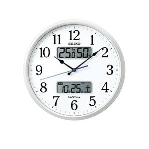 SEIKO 電波掛け時計　「ネクスタイム」 ZS250W 白パール