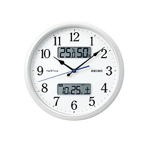 SEIKO 電波掛け時計　「ネクスタイム」 ZS251W 白パール [振込不可]