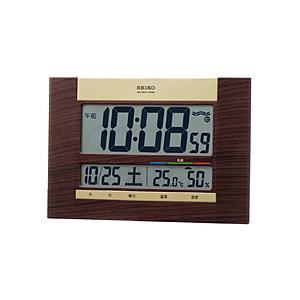 SEIKO セイコー電波掛け時計　SQ440B SQ440B 茶木目