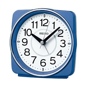 SEIKO 電波目ざまし時計 KR335L 青メタリック